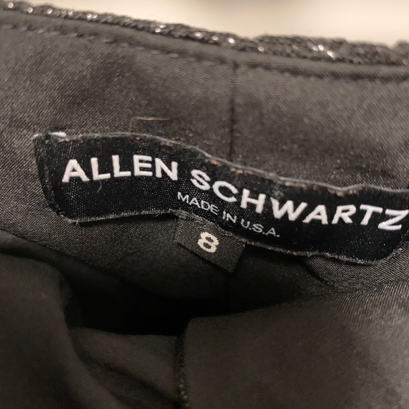 Pleated paperbag black and silver baggy pants - Picture 5 of 8